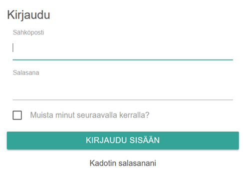 Joutsenon veneseura, kirjautuminen